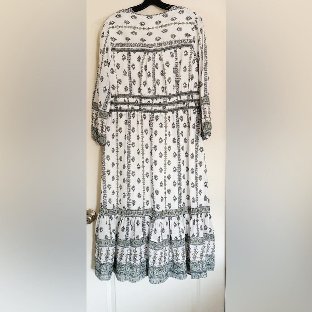 Veronica Beard Castella Floral Boho Midi Dress - Picture 11 of 16